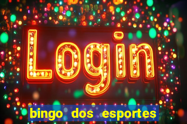 bingo dos esportes para imprimir